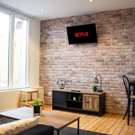 Skyline,downtown Station, Terrace, Netflix Appartement Reims