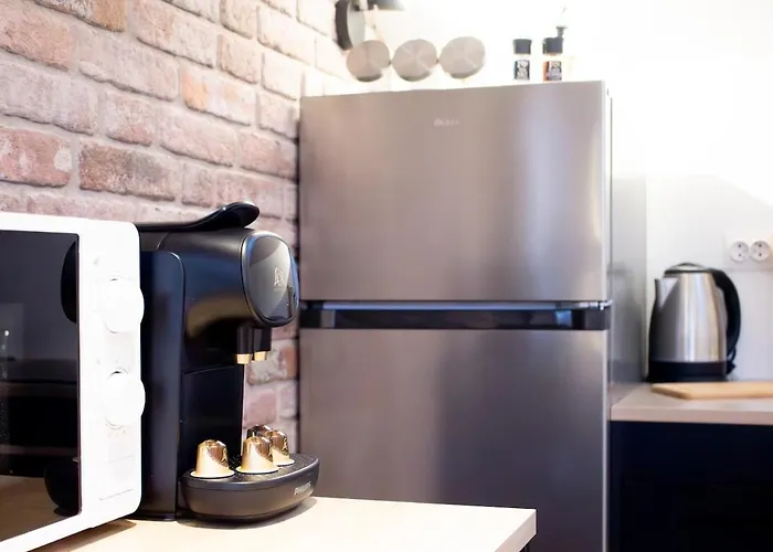 דירה Skyline,downtown Station, Terrace, Netflix *